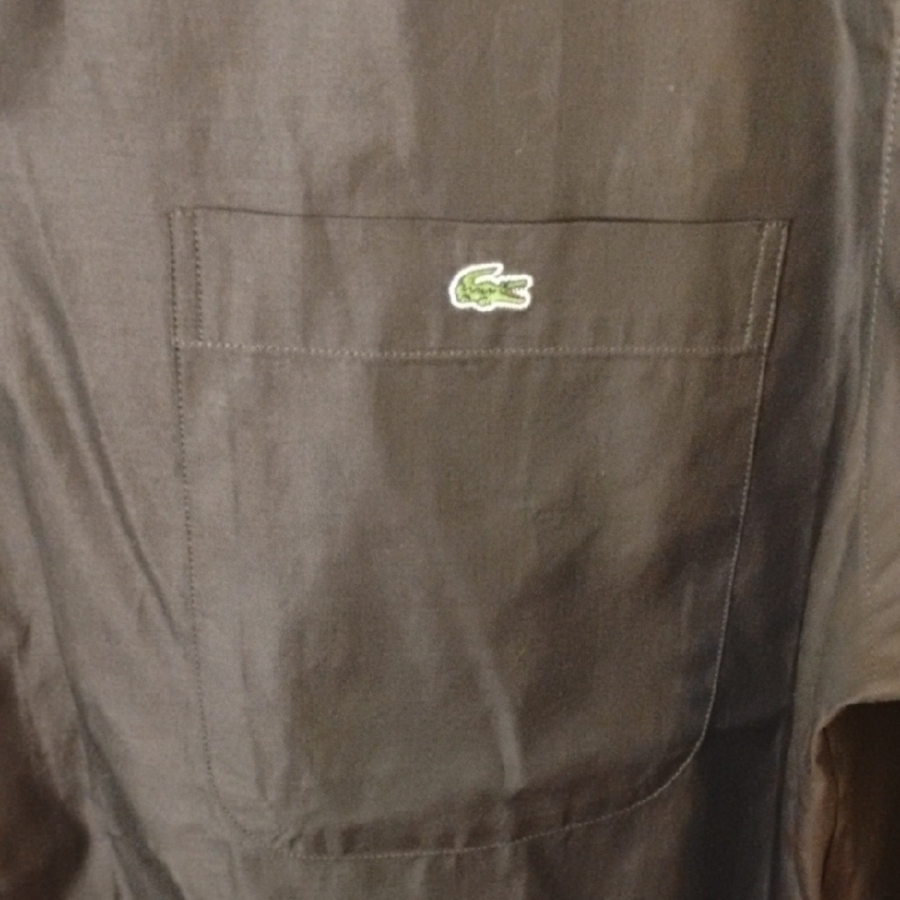 Lacoste Dark Gray Shirt with Iconic Logo - Picture 4 of 5